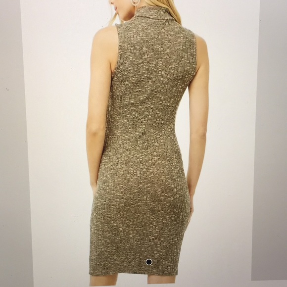 🌷NWT!! MARLED RIBBED KNIT MIDI DRESS - Picture 3 of 8